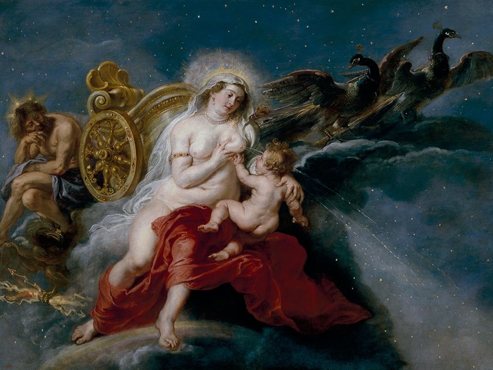 The Origin of the Milky Way art print by Peter Paul Rubens for $57.95 CAD