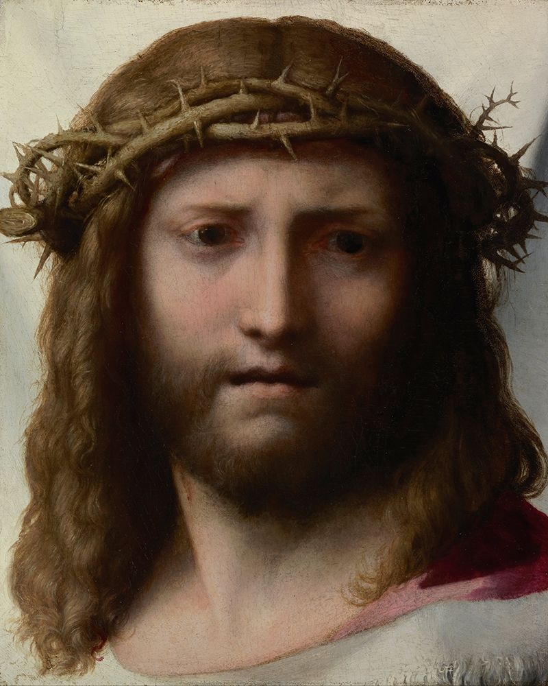 Head of Christ art print by Correggio for $57.95 CAD