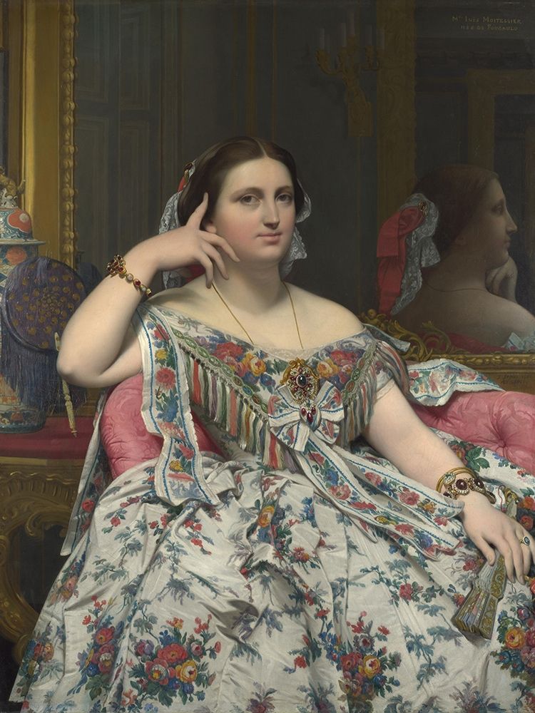 Madame Moitessier art print by Dominique Ingres for $57.95 CAD
