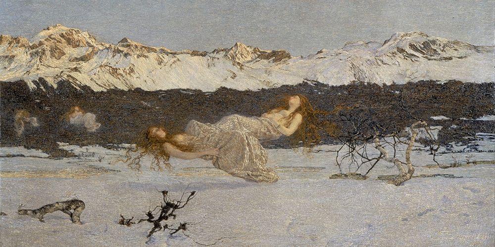 The Punishment of Lust art print by Giovanni Segantini for $57.95 CAD