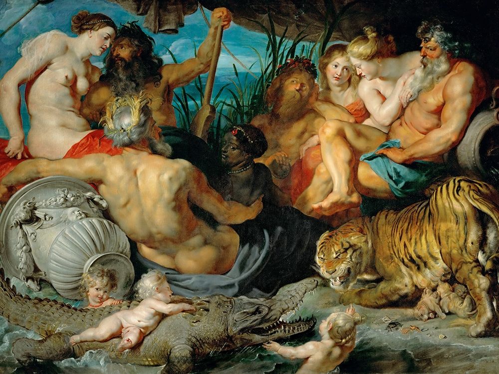 The Four Rivers of Paradise art print by Peter Paul Rubens for $57.95 CAD
