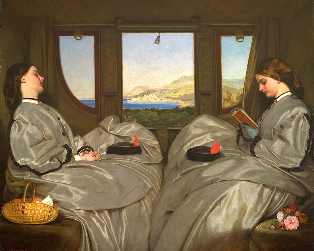 The Travelling Companions art print by Augustus Egg for $57.95 CAD