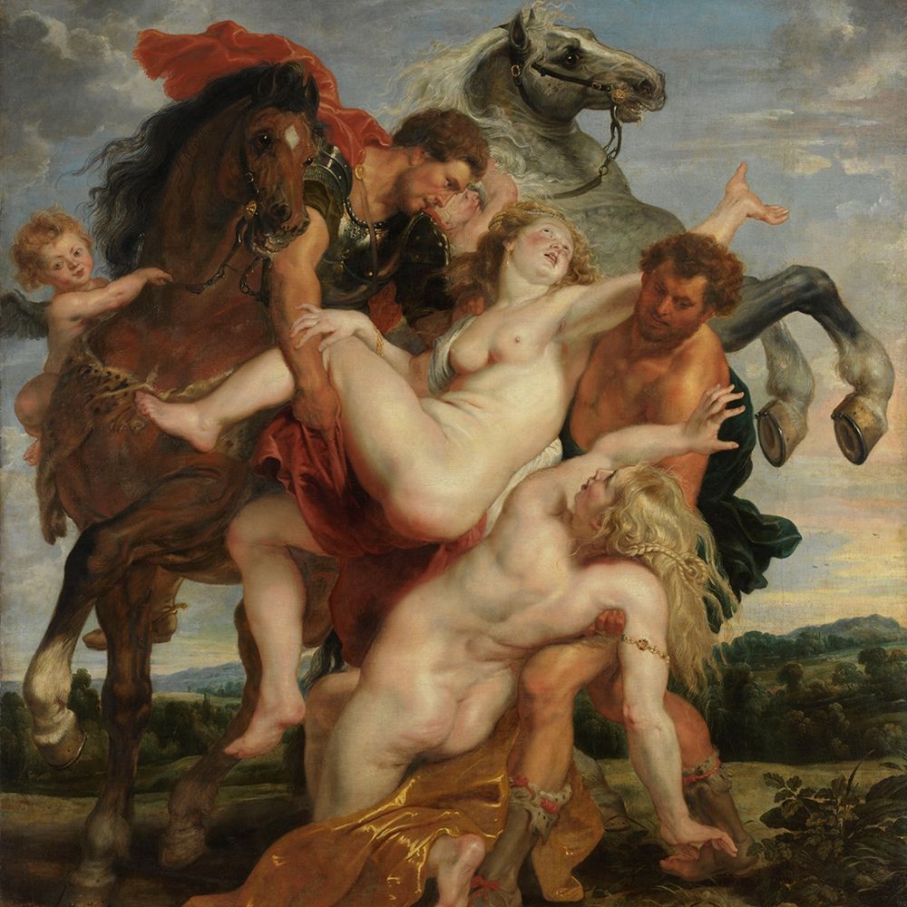The Rape of the Daughters of Leucippus art print by Peter Paul Rubens for $57.95 CAD