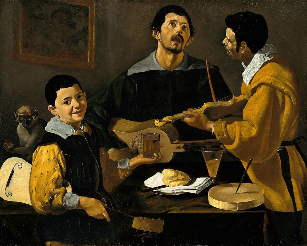 The Three Musicians art print by Diego Velazquez for $57.95 CAD