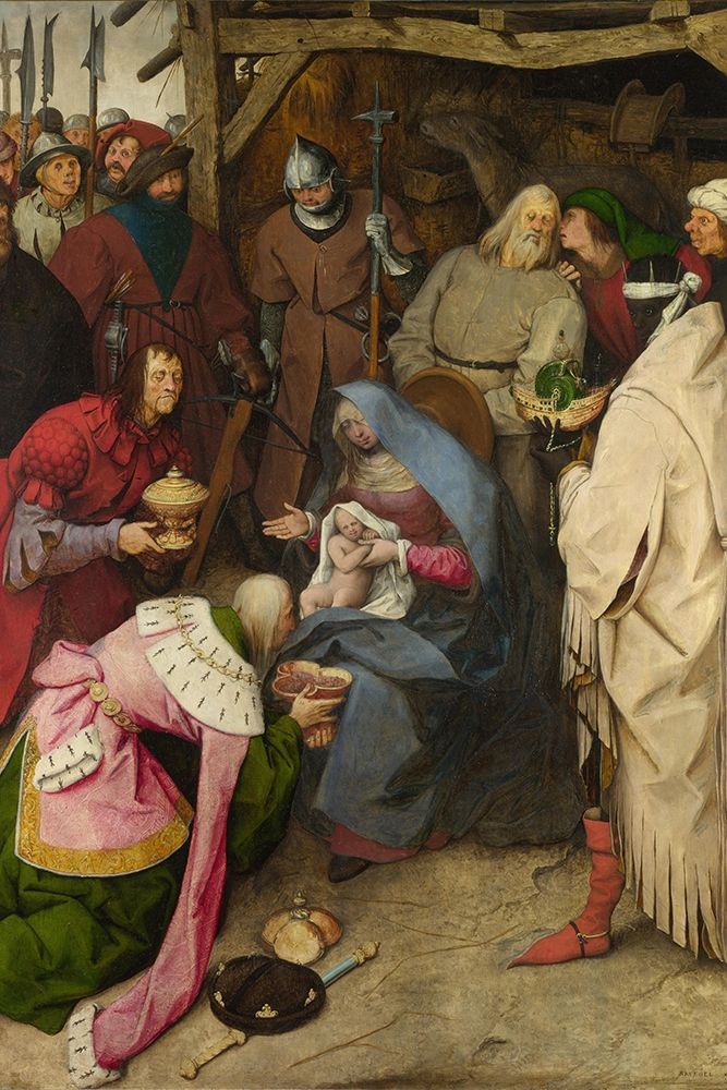 The Adoration of the Kings art print by Pieter Bruegel the Elder for $57.95 CAD