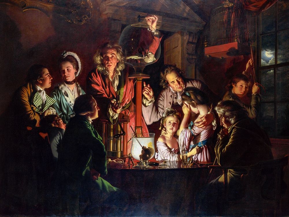 An Experiment on a Bird in the Air Pump art print by Joseph Wright for $57.95 CAD
