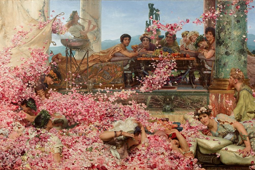 The Roses of Heliogabalus art print by Sir Lawrence Alma-Tadema for $57.95 CAD