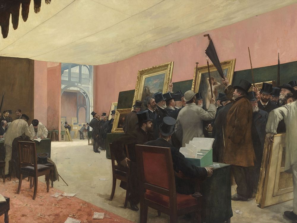 A Session of the Painting Jury art print by Henri Gervex for $57.95 CAD