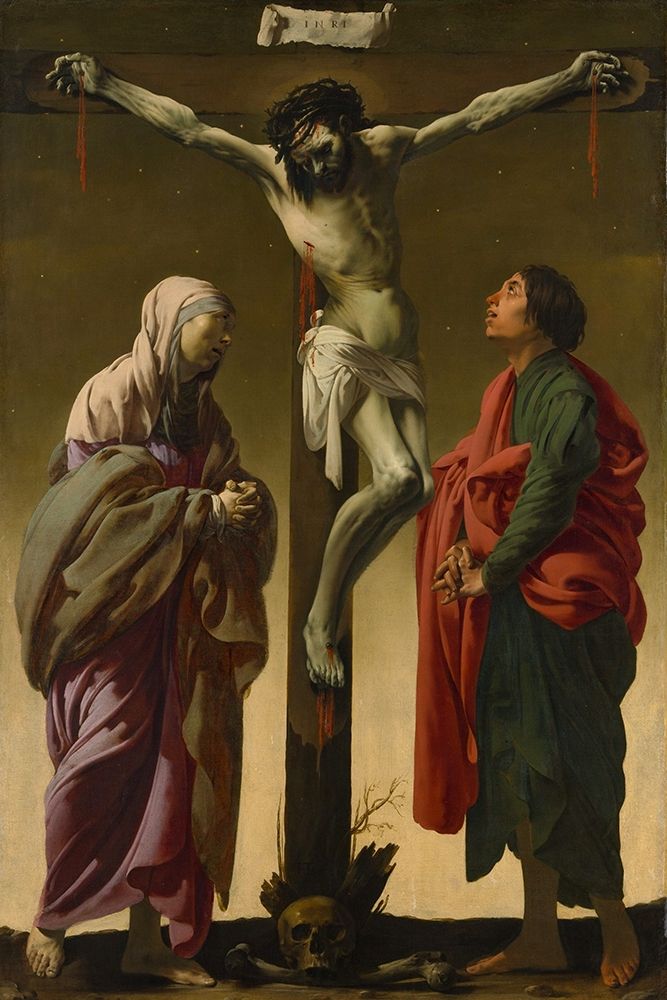 Crucifixion with the Virgin and St John art print by Hendrick ter Brugghen for $57.95 CAD