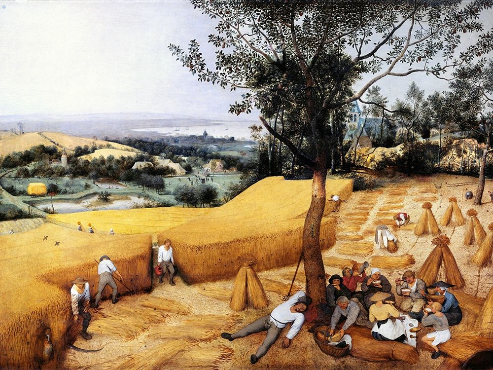 The Harvesters art print by Pieter Bruegel the Elder for $57.95 CAD