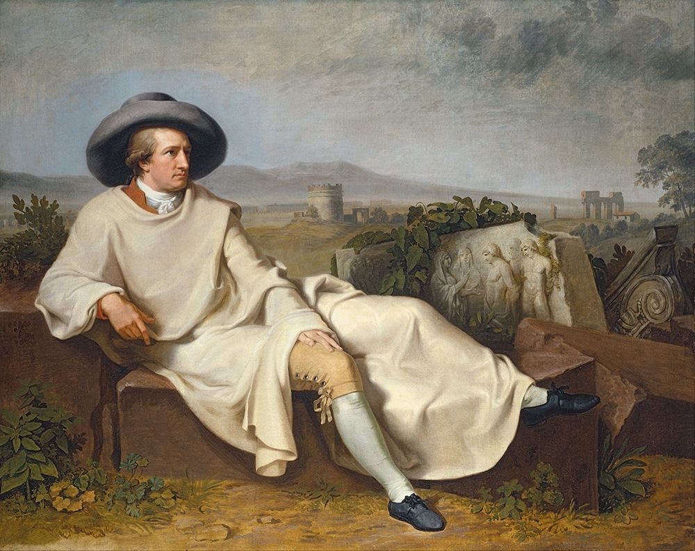 Goethe in the Roman Campagna art print by Johann Heinrich Wilhelm Tischbein for $57.95 CAD