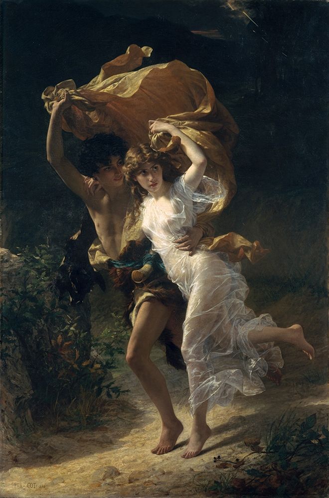 The Storm art print by Pierre Auguste Cot for $57.95 CAD