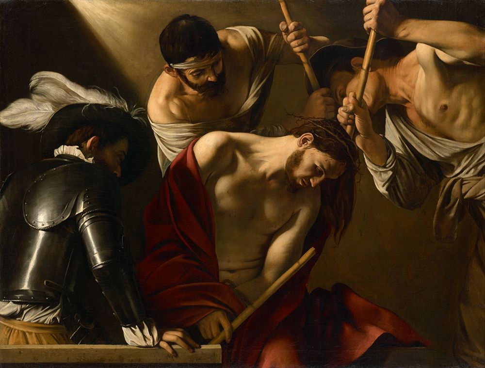 The Crowning with Thorns art print by Caravaggio for $57.95 CAD