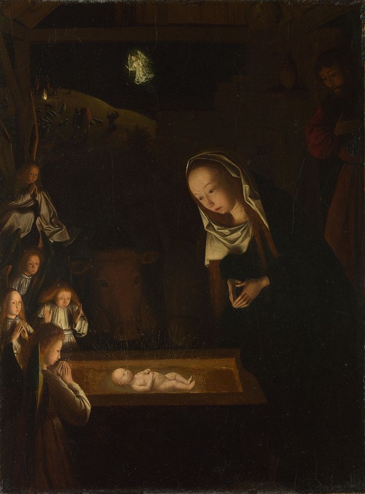 Nativity at Night art print by Geertgen tot Sint Jans for $57.95 CAD