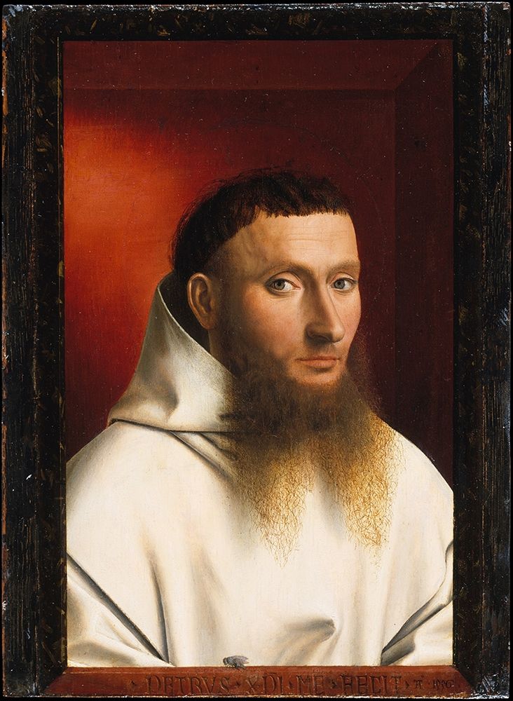 Portrait of a Carthusian art print by Petrus Christus for $57.95 CAD