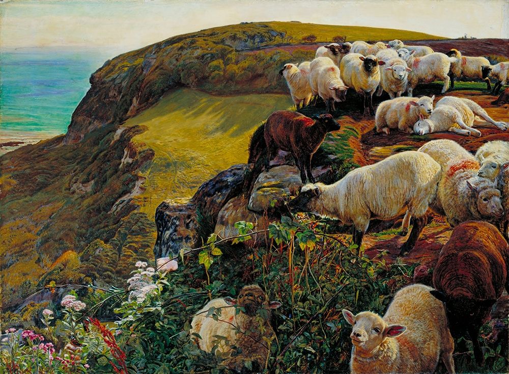 Our English Coasts art print by William Holman Hunt for $57.95 CAD