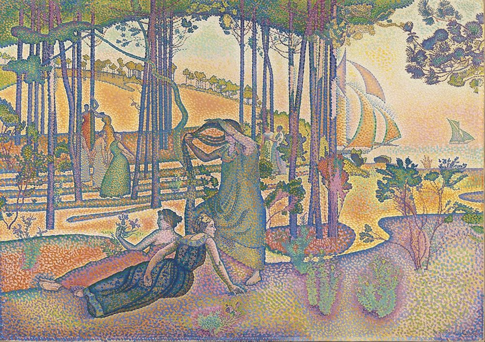 The Evening Air art print by Henri-Edmond Cross for $57.95 CAD