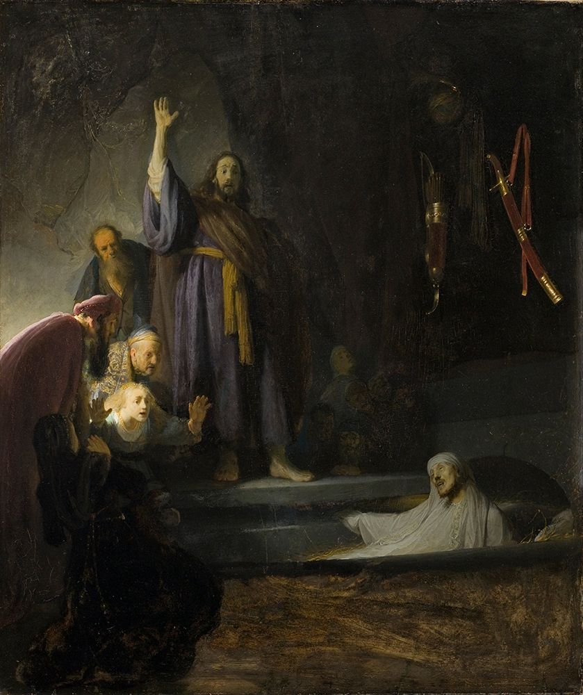 The Raising of Lazarus art print by Rembrandt for $57.95 CAD