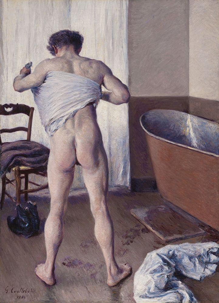 Homme au bain art print by Gustave Caillebotte for $57.95 CAD
