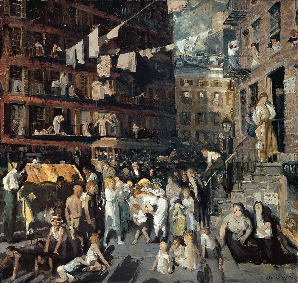 Cliff Dwellers art print by George Bellows for $57.95 CAD
