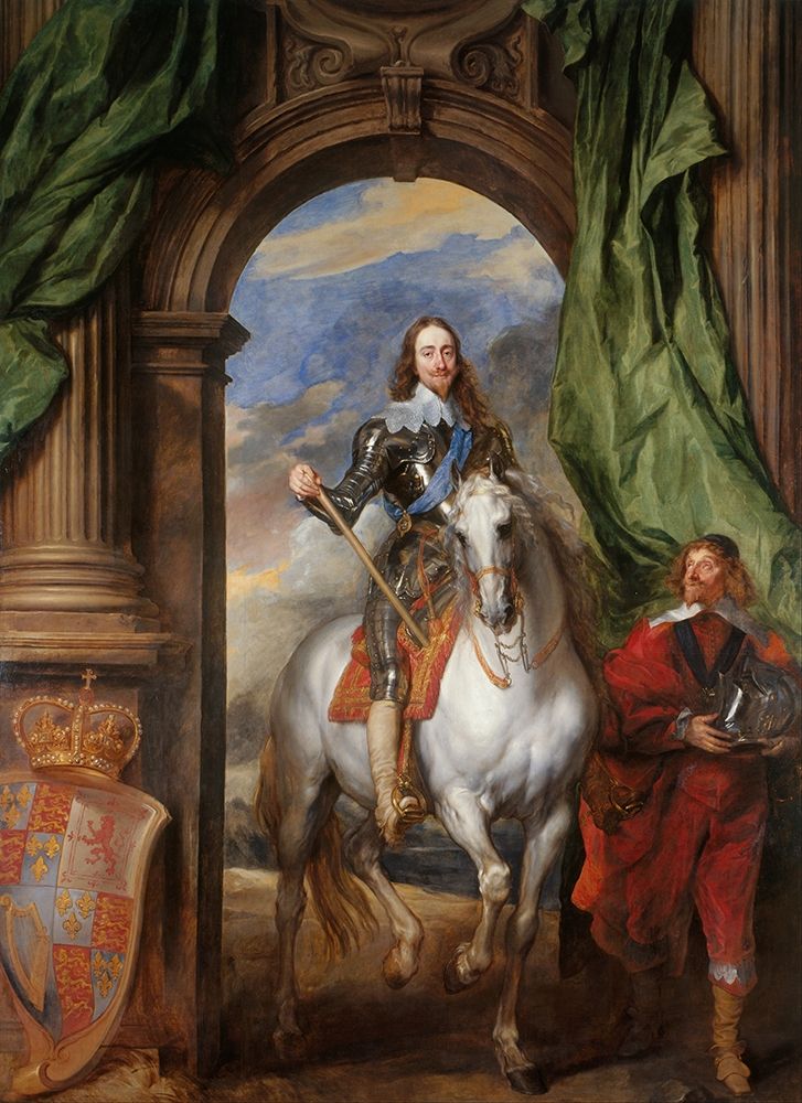 Charles I with M. de St Antoine art print by Anthony van Dyck for $57.95 CAD