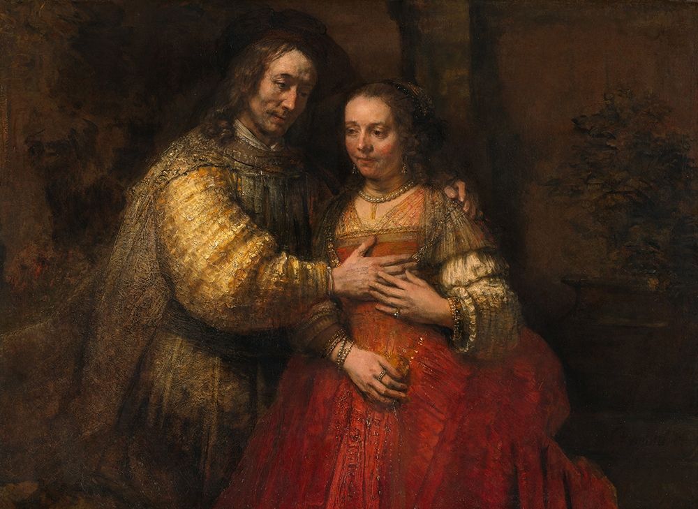 The Jewish Bride art print by Rembrandt for $57.95 CAD