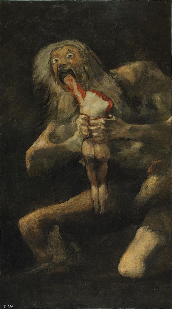 Saturn Devouring His Son art print by Diego Valazquez for $57.95 CAD