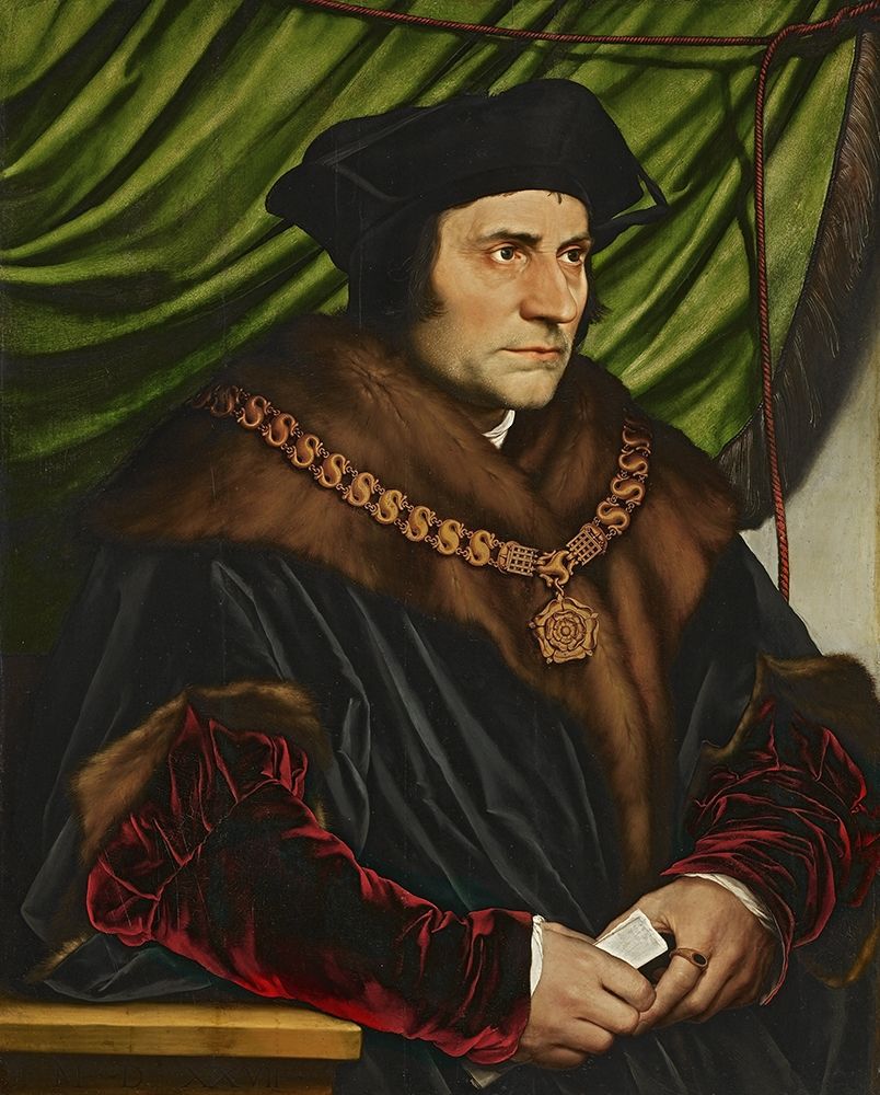 Portrait of Sir Thomas More art print by Hans Holbein the Younger for $57.95 CAD