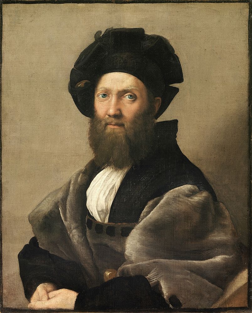 Portrait of Baldassare Castiglione art print by Raphael for $57.95 CAD