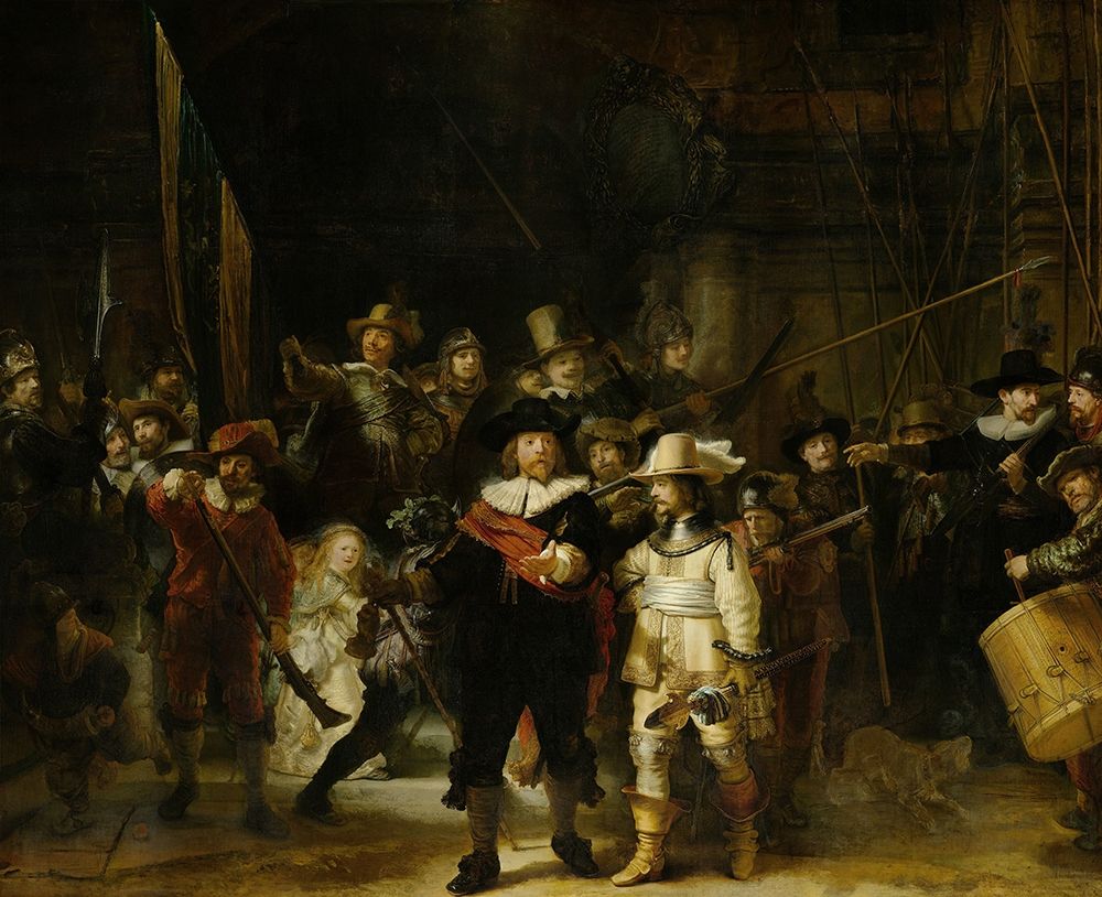 The Night Watch art print by Rembrandt for $57.95 CAD