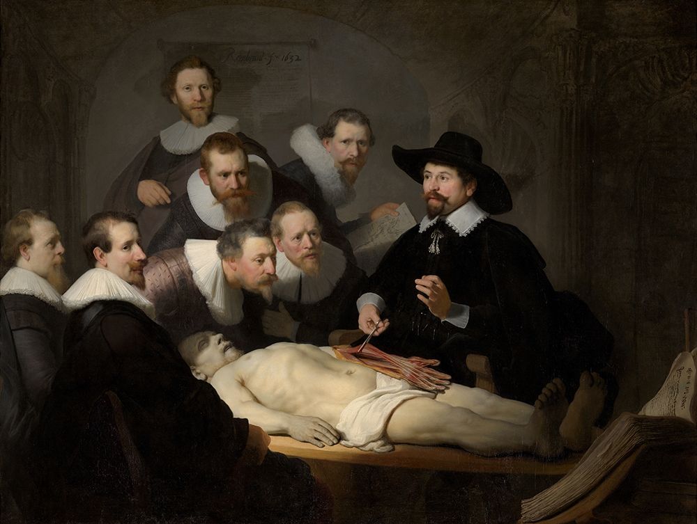 The Anatomy Lesson of Dr. Nicolaes Tulp art print by Rembrandt for $57.95 CAD