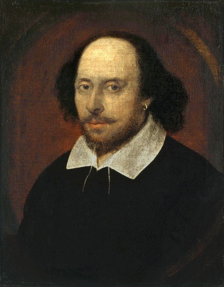 Chandos portrait of Shakespeare art print by John Taylor for $57.95 CAD