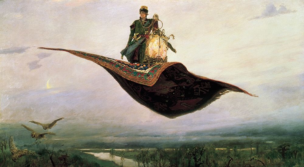 The Flying CarpetÂ atÂ Magic carpet art print by Viktor Vasnetsov for $57.95 CAD
