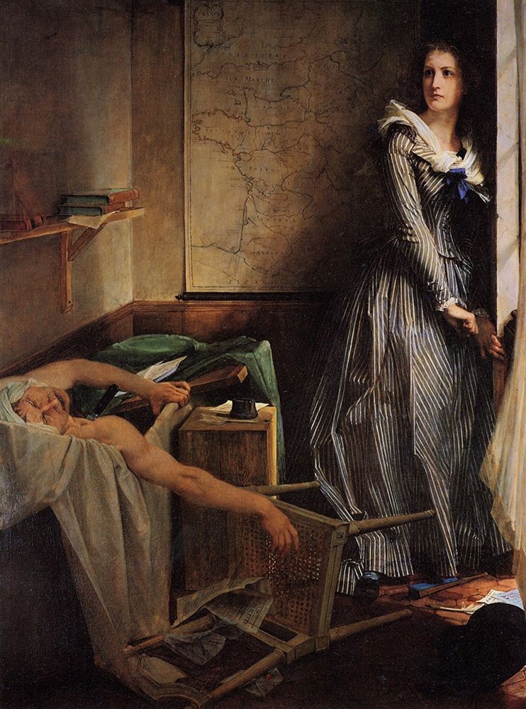 Charlotte Corday art print by Paul-Jacques-Aime Baudry for $57.95 CAD