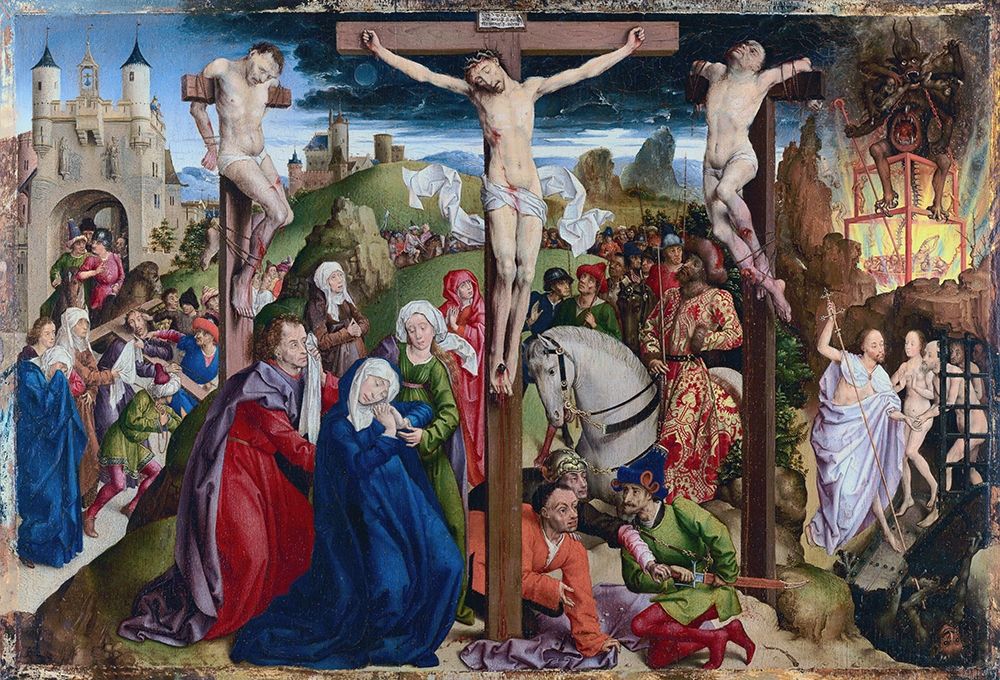 The Crucifixion art print by Dreux Bude Master for $57.95 CAD
