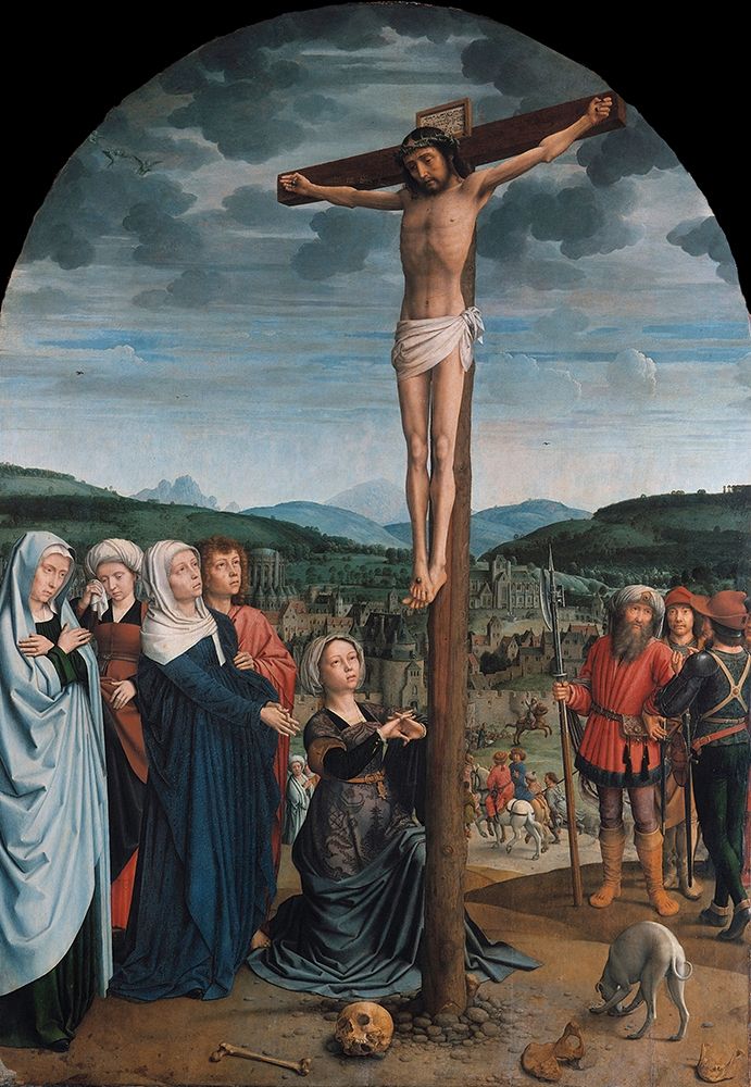 Christ on the Cross art print by Gerard David for $57.95 CAD