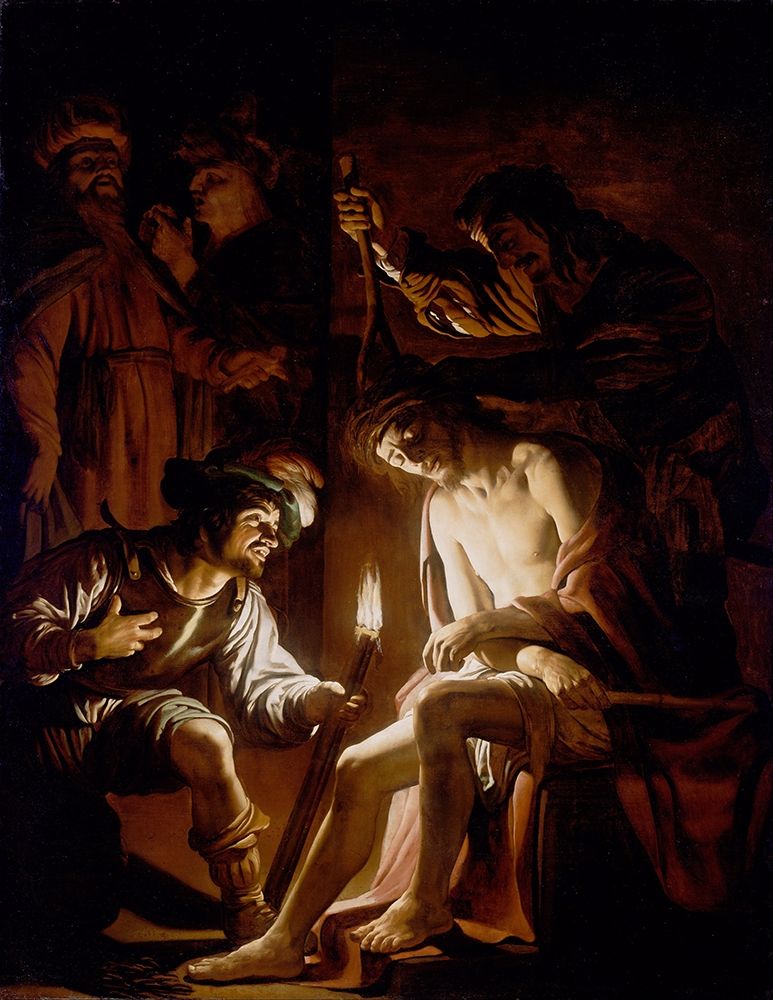 Christ Crowned with Thorns art print by Gerrit van Honthorst for $57.95 CAD