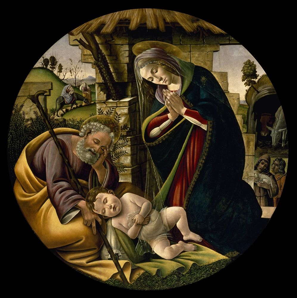 The Adoration of the Christ Child art print by Alessandro Botticelli for $57.95 CAD