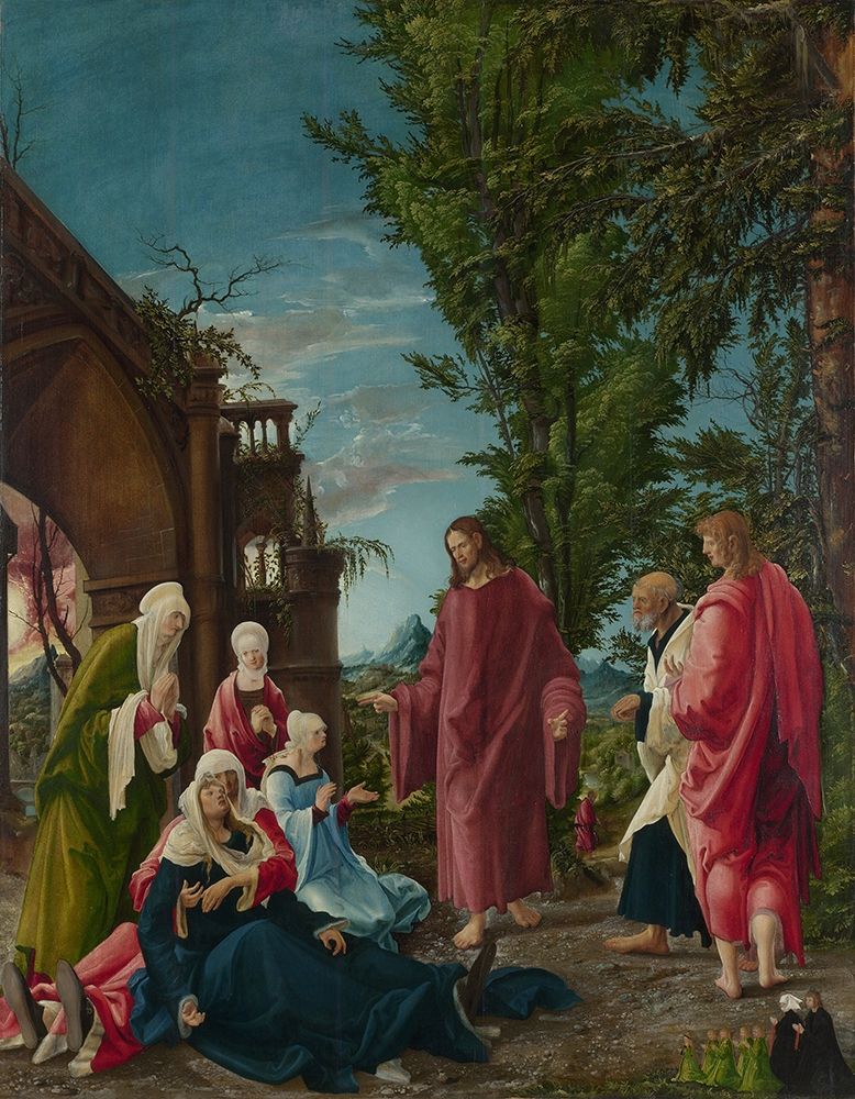 Christ taking Leave of his Mother art print by Albrecht Altdorfer for $57.95 CAD
