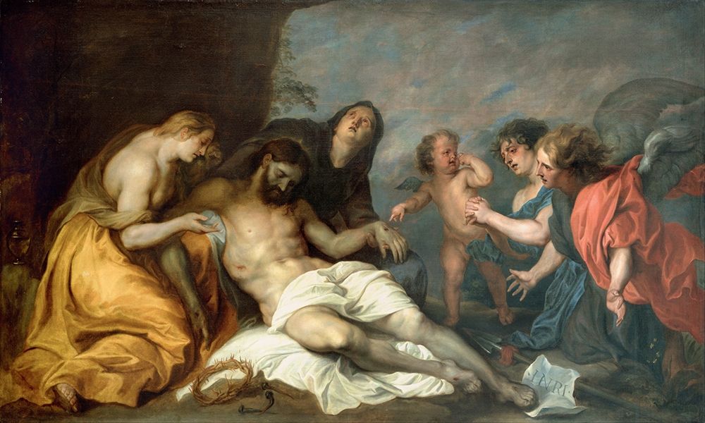 Lamentation over the Dead Christ art print by Anthony van Dyck for $57.95 CAD