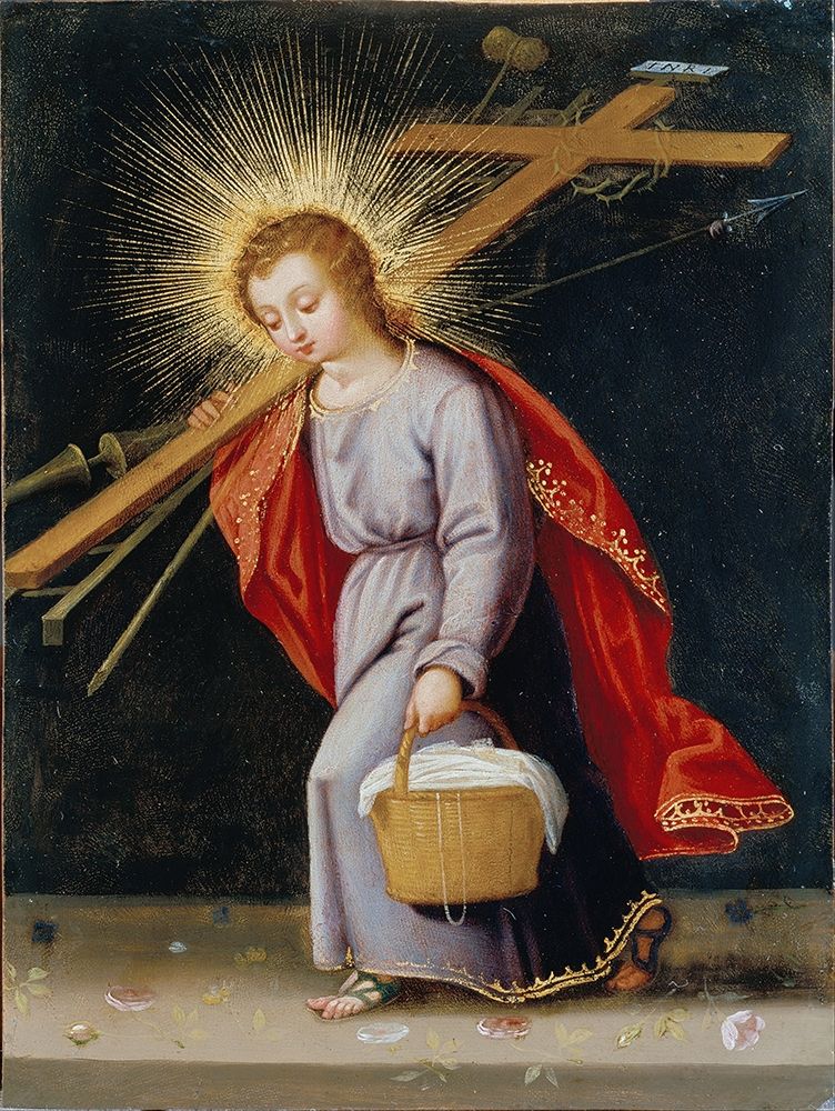 The Infant Christ Bearing the Instruments of the Passion art print by Spanish School for $57.95 CAD