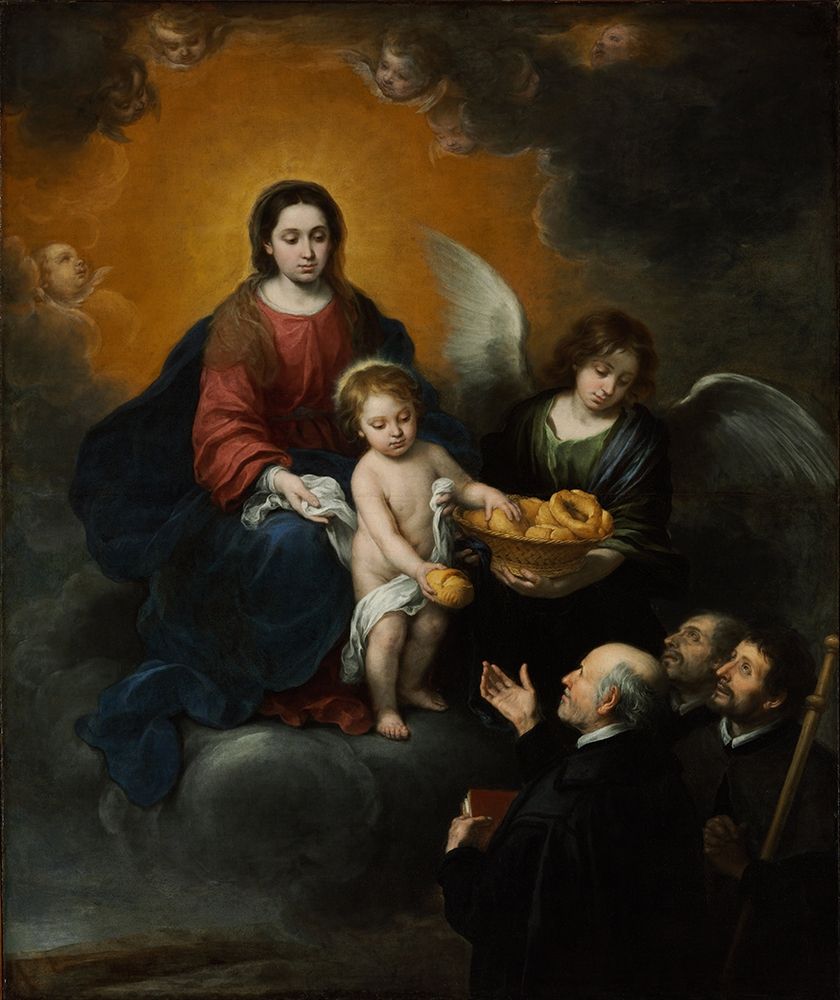 The Infant Christ Distributing Bread to the Pilgrims art print by Bartolome Esteban Murillo for $57.95 CAD