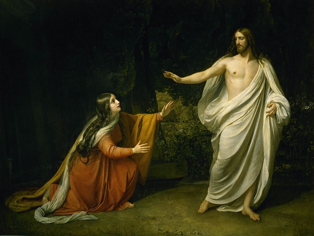Christs Appearance to Mary Magdalene after the Resurrection art print by Alexander Ivanov for $57.95 CAD