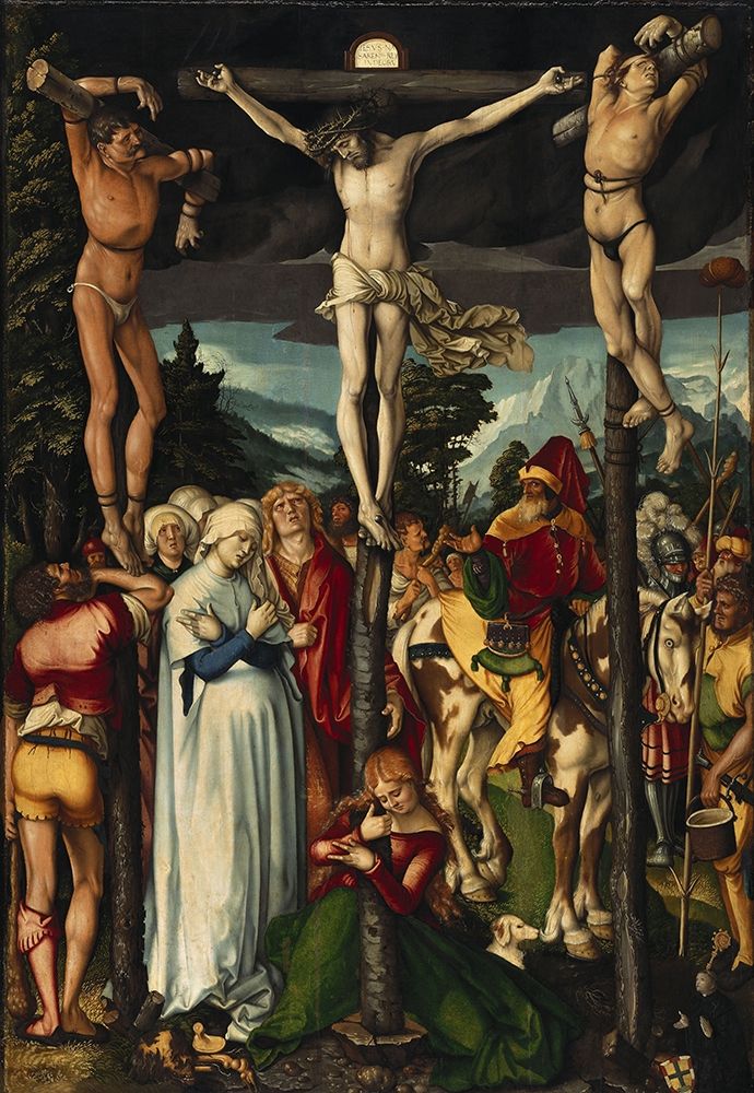 The Crucifixion of Christ art print by Hans Baldung for $57.95 CAD