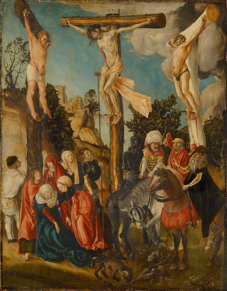 The Crucifixion art print by Lucas Cranach the Elder for $57.95 CAD