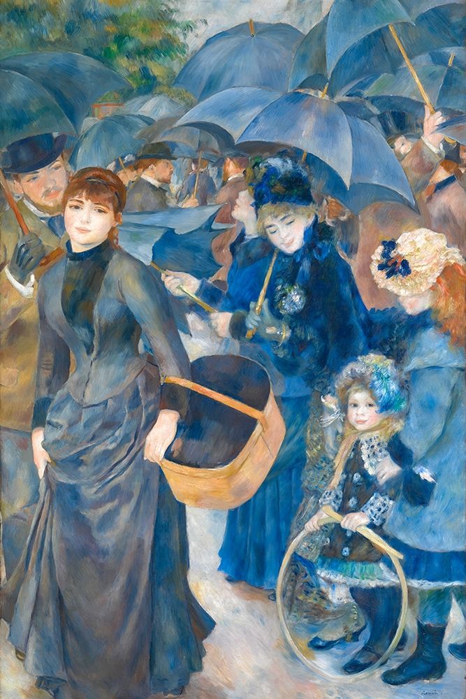 The Umbrellas art print by Pierre-Auguste Renoir for $57.95 CAD