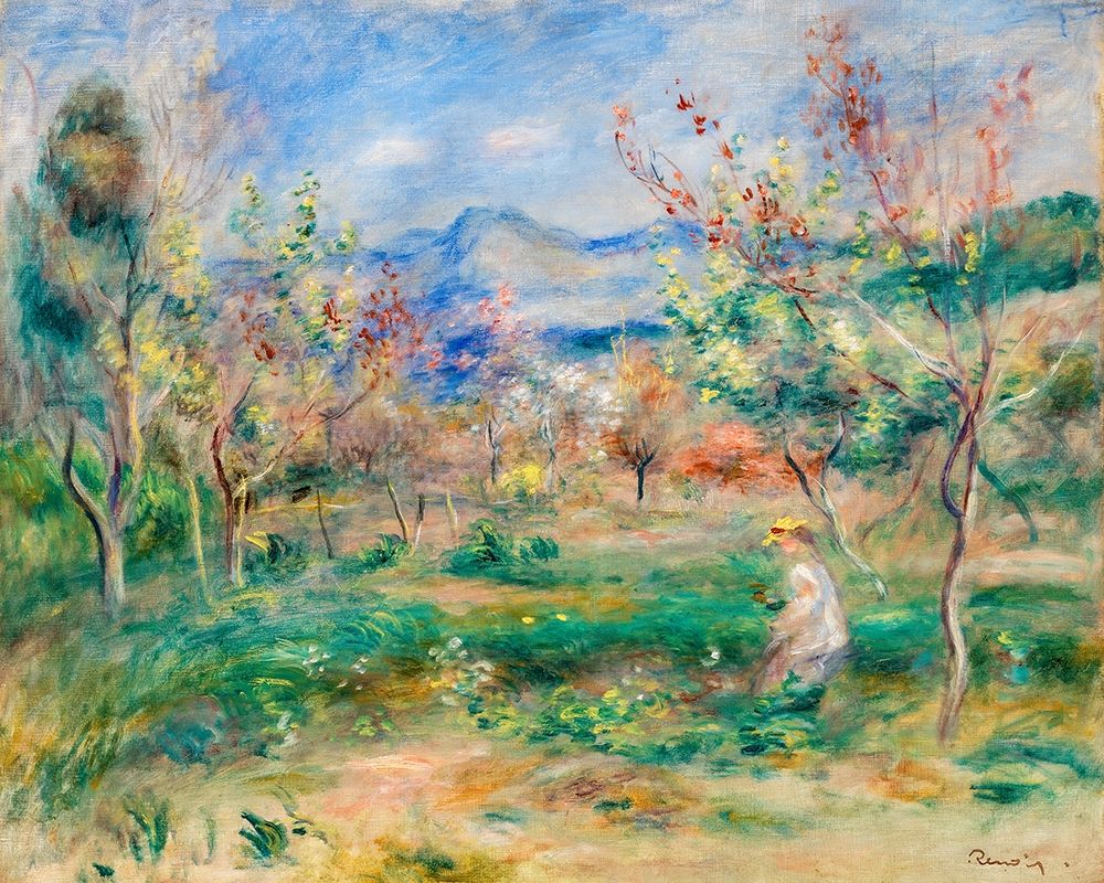 Landscape 1905 art print by Pierre-Auguste Renoir for $57.95 CAD