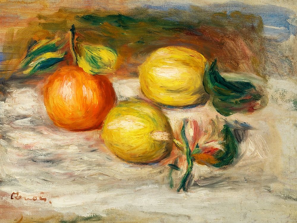 Lemons and Orange 1913 art print by Pierre-Auguste Renoir for $57.95 CAD