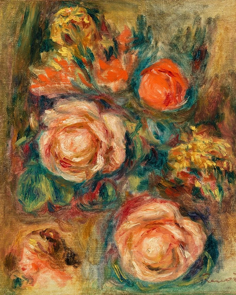 Bouquet of Roses 1900 art print by Pierre-Auguste Renoir for $57.95 CAD