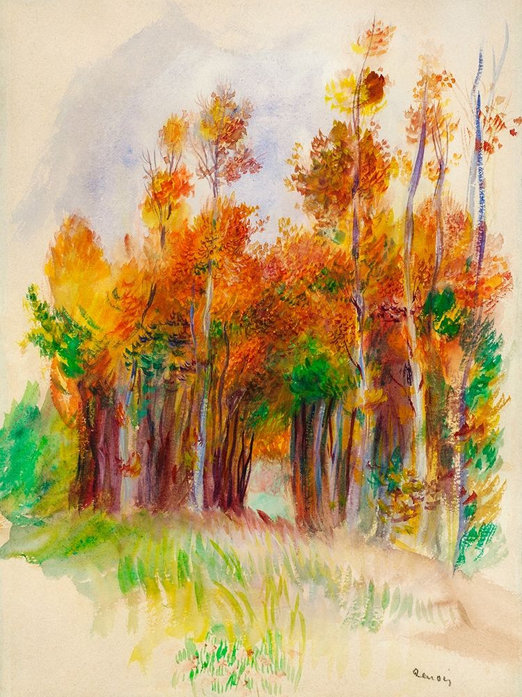 Grove of Trees 1900 art print by Pierre-Auguste Renoir for $57.95 CAD